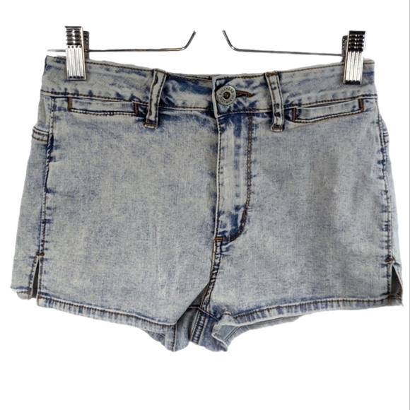 Bullhead Acid Wash High Rise Hot Short Sz 1 - Picture 1 of 7
